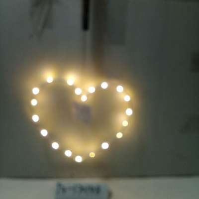 LED heart shaped decorative lamp