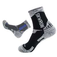 Layle Men Sweat High Grade Reinforced Cushion Long Crew Ankle Sports Socks